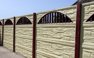 Виробництво бетонних декоративних парканів та огорож